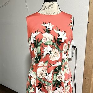 New York & Company Orange Dress Size L